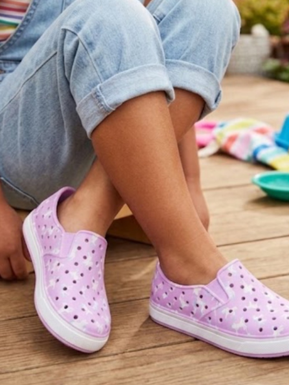 Cat & Jack Pink Unicorn Slip-On Water Shoes